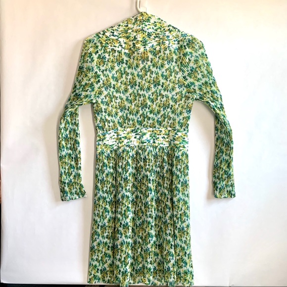 O.P.T X EMILY LUCIANO • Pleated Midi Dress - Picture 4 of 11